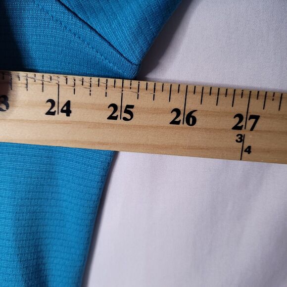 Under Armour Polo Shirt Mens XLT Teal Performance Loose HeatGear Tech - Picture 9 of 13